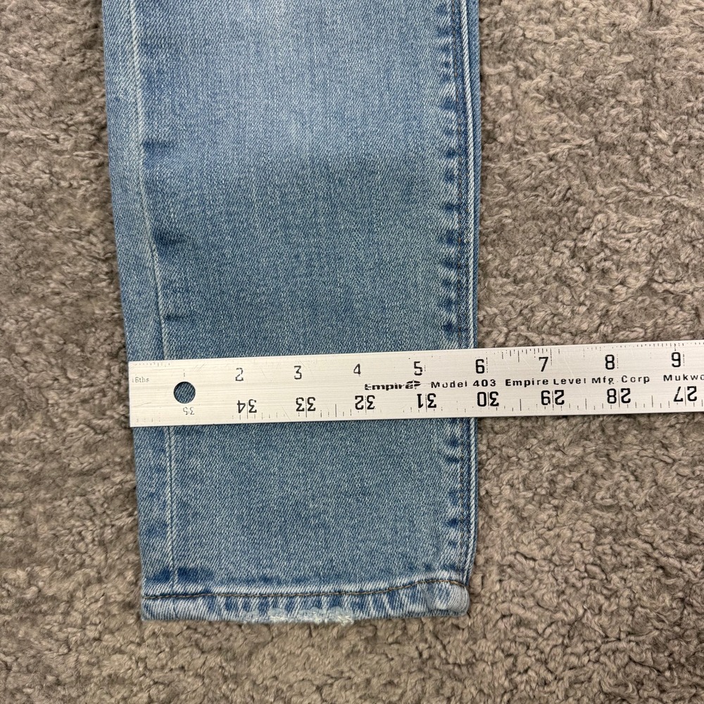 Lucky Brand Lolita Capri Jeans Womens 29x26 Light Wash Distressed 7W13491 Denim - Picture 9 of 12